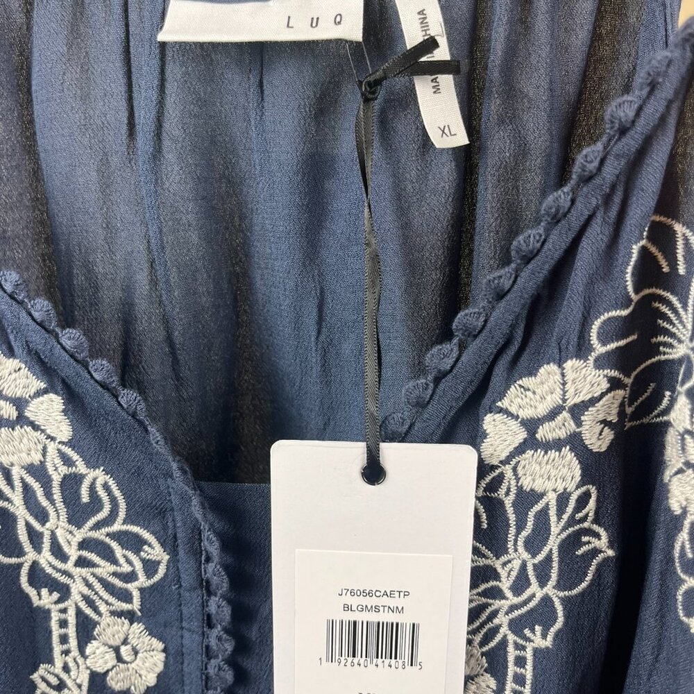 NWT Stitch Fix LUQ Grace Embroidered Cami - XL - Picture 2 of 5